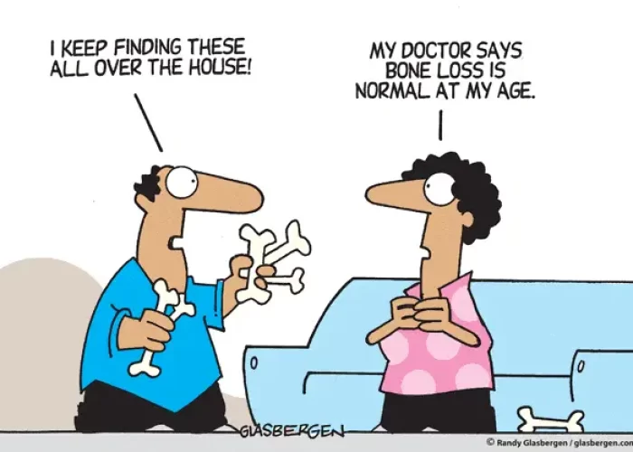 Osteoporosis Cartoon Image 01