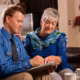 House call physician providing in-home medical care and support.