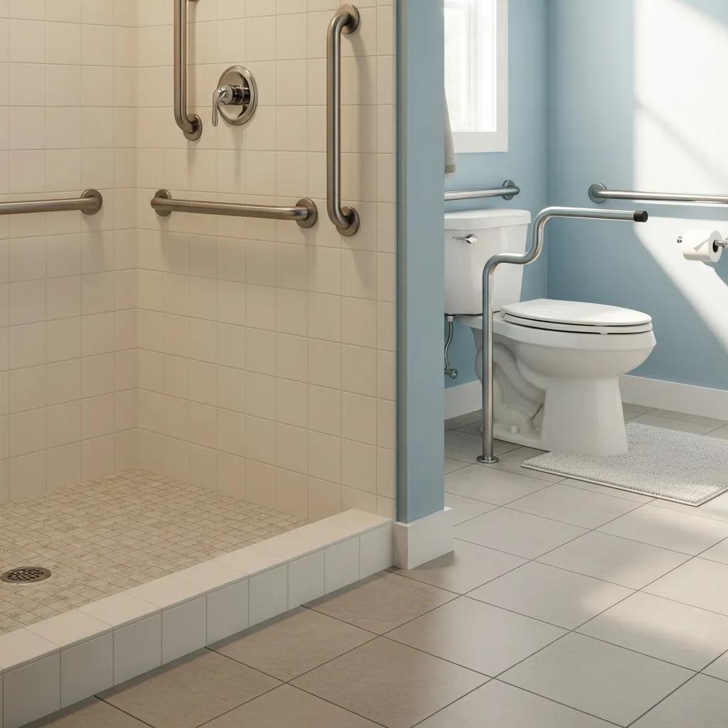 bathroom-with-grab-bars-and-non-slip-mats-for-senior-safety-5b4e878e-48c7-43d4-8339-c36ac4f6638e.webp - Desert Mobile Medical | Concierge Physicians Bathroom with grab bars and non-slip mats for senior safety