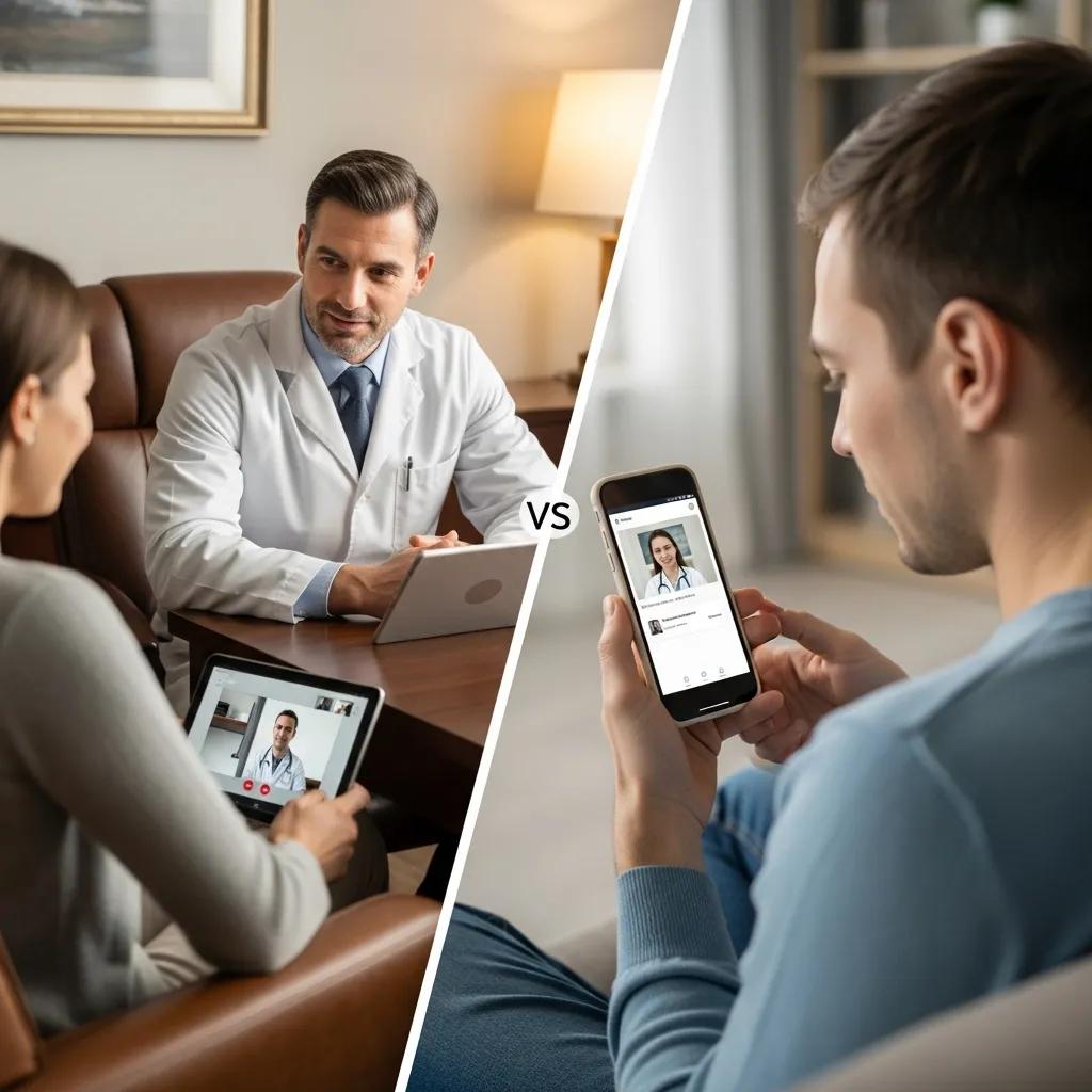comparison-of-concierge-telemedicine-consultation-and-standard-telehealth-app-interaction-showcasing-personalized-care-a02b920e-1c8c-445e-99ee-4d1287aa2bb5jpg - Desert Mobile Medical | Concierge Physicians Comparison of concierge telemedicine consultation and standard telehealth app interaction, showcasing personalized care
