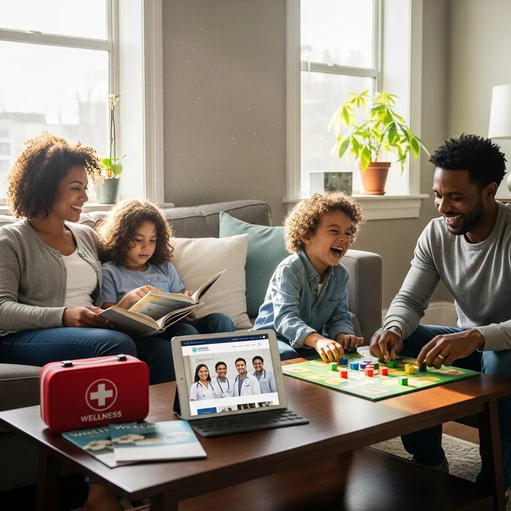 Family enjoying the benefits of healthcare membership, symbolizing peace of mind and access to services