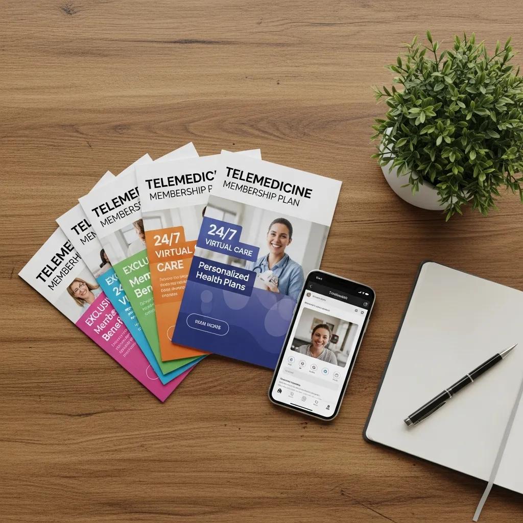 flat-lay-of-telemedicine-membership-plan-brochures-and-a-smartphone-displaying-a-telehealth-app-9935ecd7-1a08-41d0-8076-8645519ed91ejpg - Desert Mobile Medical | Concierge Physicians Flat lay of telemedicine membership plan brochures and a smartphone displaying a telehealth app