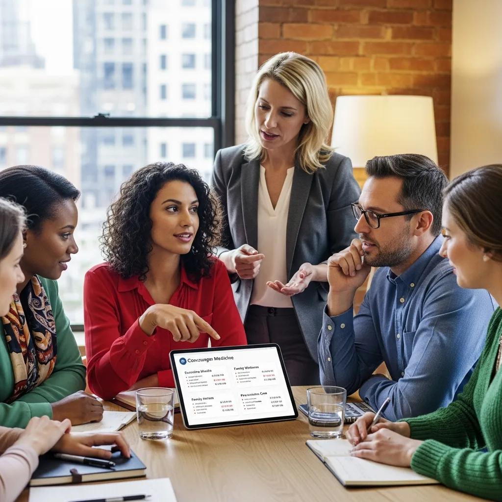 group-discussing-concierge-medicine-membership-plans-in-a-modern-setting-a758ec87-3373-4569-80e6-abb1a809d32cwebp - Desert Mobile Medical | Concierge Physicians Group discussing concierge medicine membership plans in a modern setting