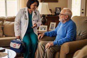 Mobile doctor providing personalized healthcare at home in Phoenix