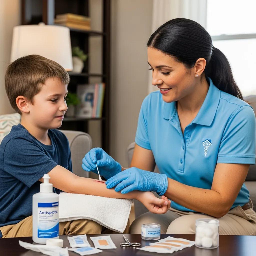 mobile-doctor-treating-a-childs-cut-at-home-showcasing-professional-evaluation-and-care-873a53d8-49d3-44df-8a4a-fa71c2a08aaf.webp - Desert Mobile Medical | Concierge Physicians Mobile doctor treating a child's cut at home, showcasing professional evaluation and care
