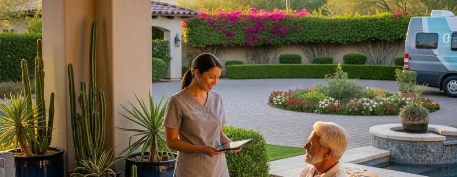 Mobile healthcare service in Phoenix, AZ, highlighting personalized care and convenience