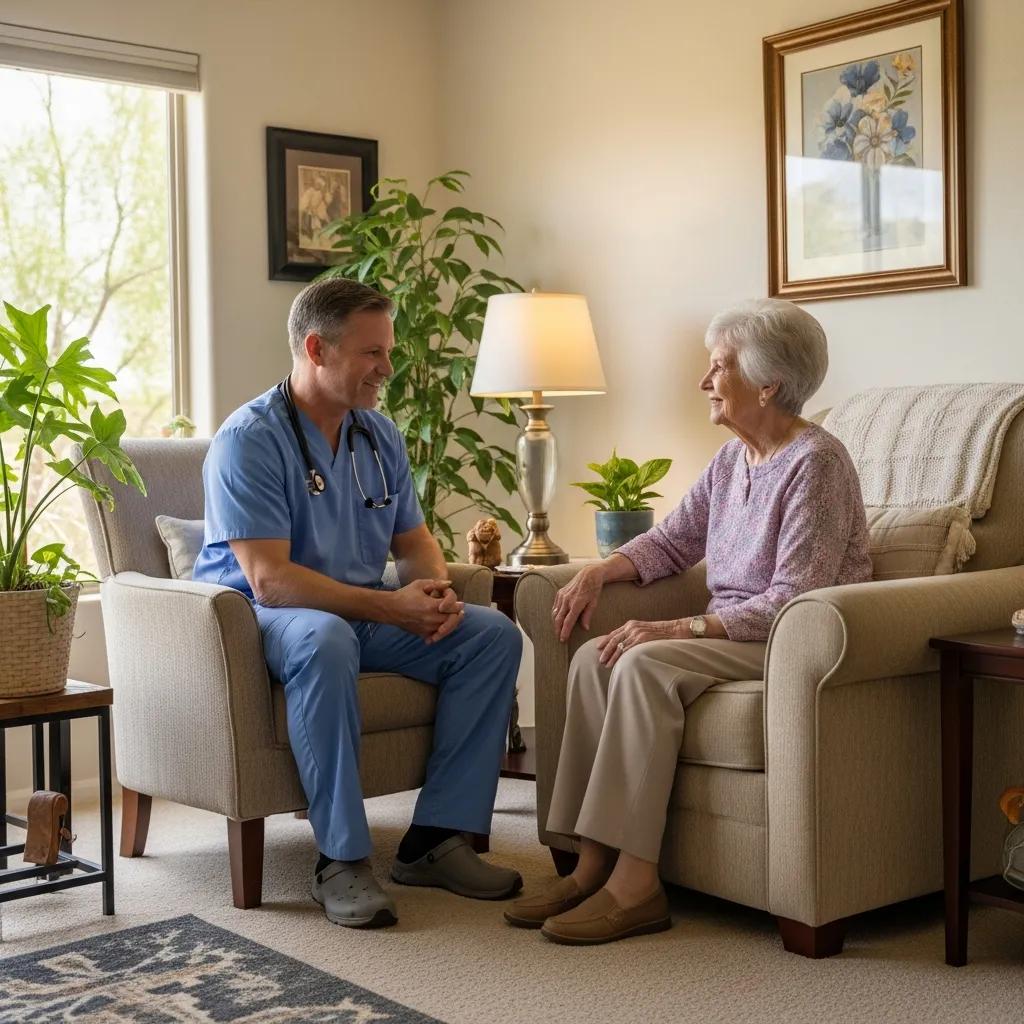 mobile-primary-care-doctor-visiting-an-elderly-patient-at-home-in-cave-creek-az-6d1ce923-8045-4928-837b-d1fd17eb5721.webp - Desert Mobile Medical | Concierge Physicians Healthcare professional discussing personalized care with a senior patient at home