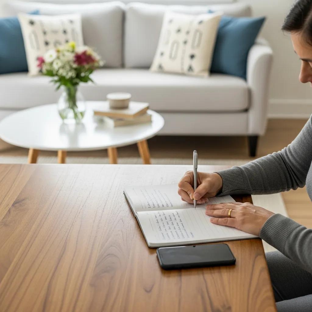 Patient preparing for a mobile medical visit, emphasizing the importance of organization and readiness