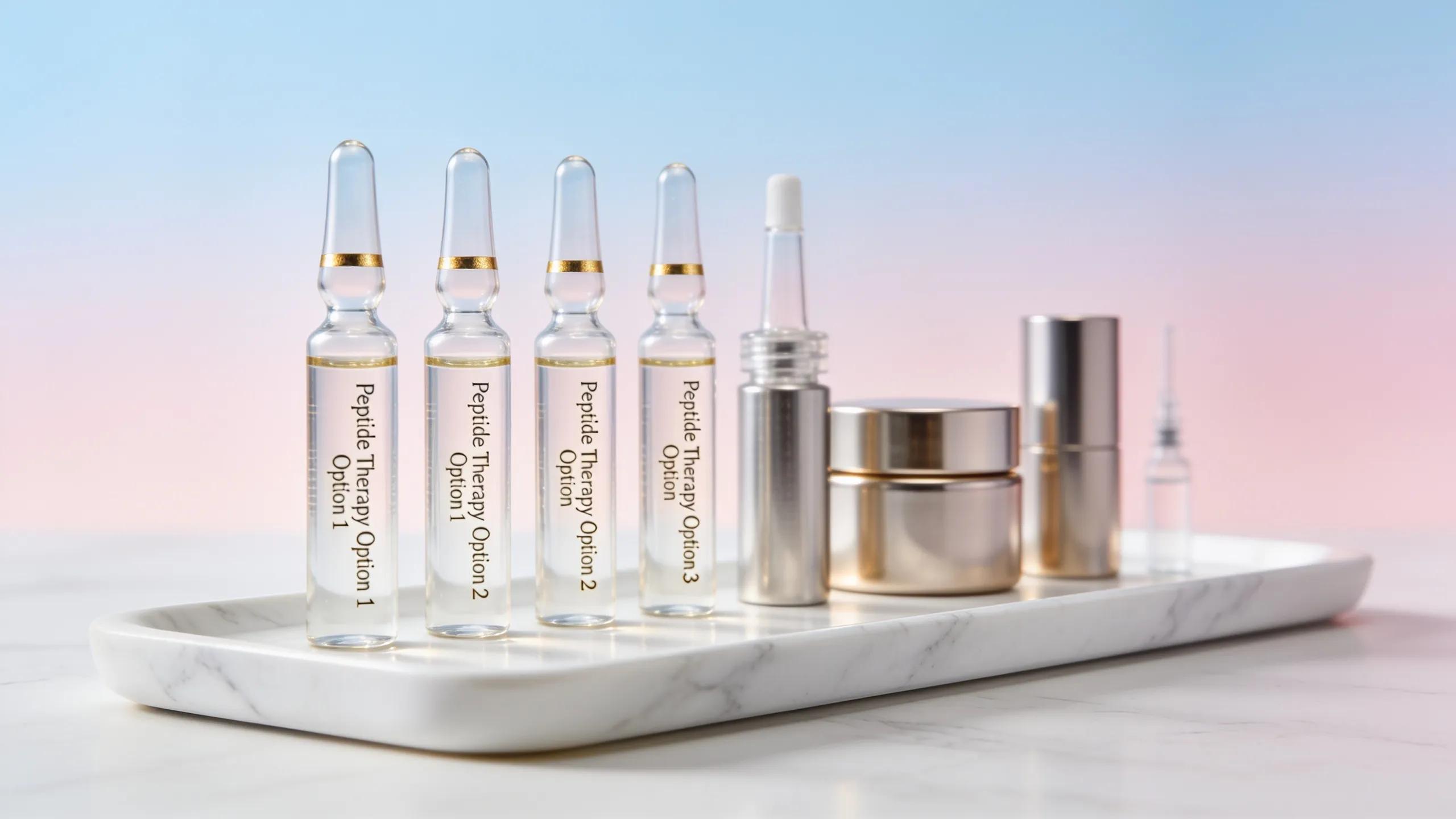 Thymosin Alpha-1 peptide therapy vials and related medical supplies for immune support.